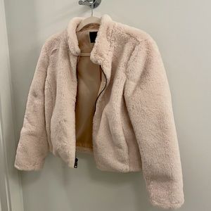 Banana Republic faux fur jacket